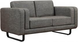 Winona Collection by Coaster 508202 Dark Brown Wove Loveseat