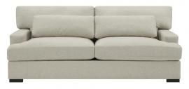 Becca by Scott Living  508421 Beige Line Fabric Sofa