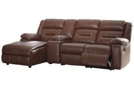 Coahoma Chestnut by Ashley 51104 Power Reclining Sectional 