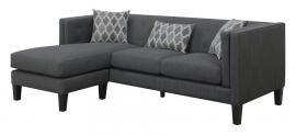 Saywer Scott Living 511077 Dusty Blue Nubby Houndstooth Sectional
