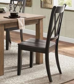 Janina by Homelegance Dining Side Chair 5516BKS Set of 2