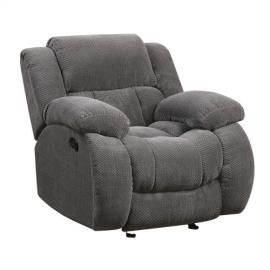 Weissman Charcoal Motion Single Recliner 601923 by Coaster
