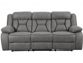 Houston Stone Leatherette Motion Reclining Sofa 602261 by Coaster