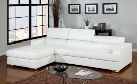 Floria White 6122WH Modern Sectional