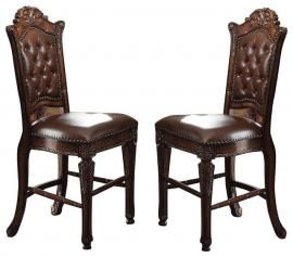 Vendome by Acme 62034 Counter Height Chair Set of 2