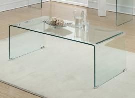 Coaster 705328 Clear Finish Coffee Table