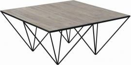 Coaster 721688 White Washed Natural Coffee Table
