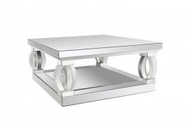 Coaster 722518 Clear Mirror Coffee Table