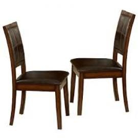 Verona by Homelegance Walnut Finish Dining Side Chair 727S Set of 2