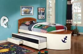Voyager Collection 7768 Twin Storage Boat Bed
