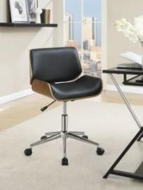 Ecru 800612 Modern Black & Walnut Office Chair