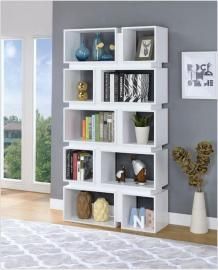 Marvin Collection 801447 White Bookcase