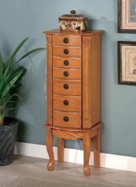 Classic Brown Oak Collection 900135 Jewelry Armoire