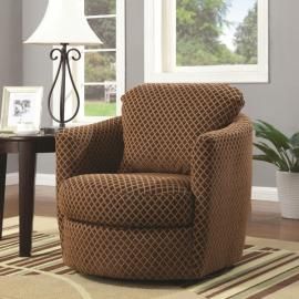 Swivel Collection 900405 Diamond Accent Chair