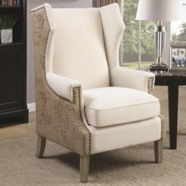 Coaster 902491 Cream Accent Chair