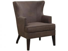 Accent Chair by Coaster 903817 Brown Leatherette