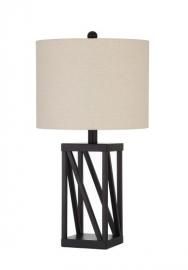 Transitional Style Black 920020 Table Lamp