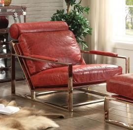 Quinto by Acme 96672 Top Grain Leather Accent Chair