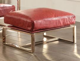 Quinto by Acme 96673 Top Grain Leather Ottoman