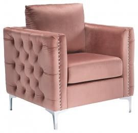 Lizmont Blush Pink Finish A3000196 by Ashley Accent Chair