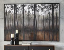 A8000253 Ashley Philyra Tree Design with Silver/Black/Orange Black Frame