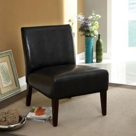 Springerville AC6121PU Espresso Leatherette Accent Chair