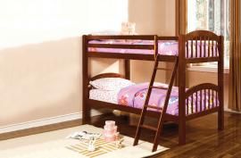 Coney Island Collection BK524CH Cherry Twin/Twin Bunk Bed