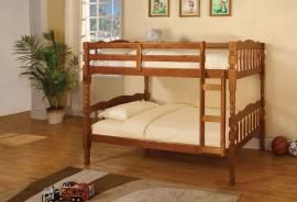 Catalina Collection BK606A Oak Twin/Twin Bunk Bed