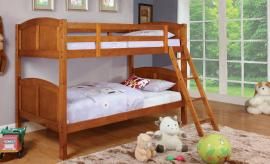 Rexford Collection BK903OAK Oak Twin/Twin Bunk Bed