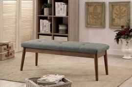 Linnen by Furniture of America CM-BN6060GY Accent Bench