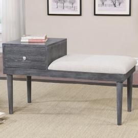 Lebrocq by Furniture of America CM-BN6294BR Accent Bench