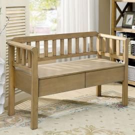 Leixlip by Furniture of America CM-BN6357NT Accent Bench