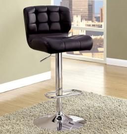 Kori by Furniture of America CM-BR6152BK Adjustable Bar Stool