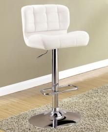 Kori by Furniture of America CM-BR6152WH Adjustable Bar Stool