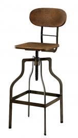 Leith by Furniture of America CM-BR6233A Adjustable Bar Stool