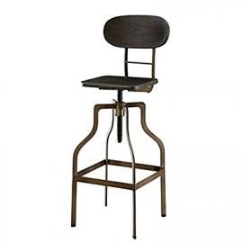Leith by Furniture of America CM-BR6233DK Adjustable Bar Stool