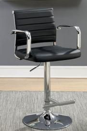 Sedona by Furniture of America CM-BR6463BK Adjustable Bar Stool