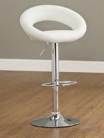 Numbi by Furniture of America CM-BR6902WH Adjustable Bar Stools Set of 2