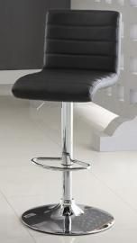 Nessa by Furniture of America CM-BR6905BK Adjustable Bar Stool