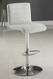 Nessa by Furniture of America CM-BR6905WH Adjustable Bar Stool