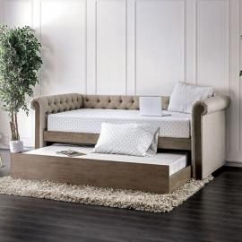 Jenna Beige & Rustic Finish Day Bed CM1230 by Furniture of America