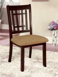 Central Park I by Furniture of America CM3100SC-DK Chair Set of 2