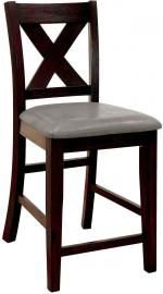Lana by Furniture of America CM3153PC Counter Height Bar Stool Set of 2