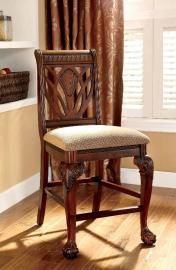 Petersburg II by Furniture of America CM3185PC Counter Height Bar Stool Set of 2