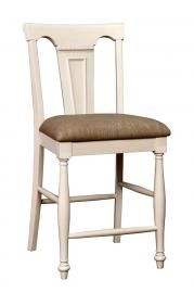 Sabrina by Furniture of America CM3199WC-PC Counter Height Bar Stool Set of 2