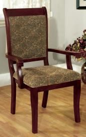 St. Nicholas by Furniture of America CM3224AC Arm Chair Set of 2