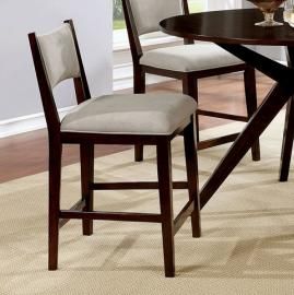 Kaidence by Furniture of America CM3273PC Counter Height Bar Stool Set of 2