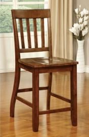 Foster II by Furniture of America CM3437PC Counter Height Bar Stool Set of 2