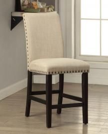 Dodson II by Furniture of America CM3466PC Counter Height Bar Stool Set of 2
