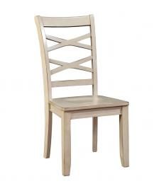 Giselle by Furniture of America CM3528WH-SC Chair Set of 2